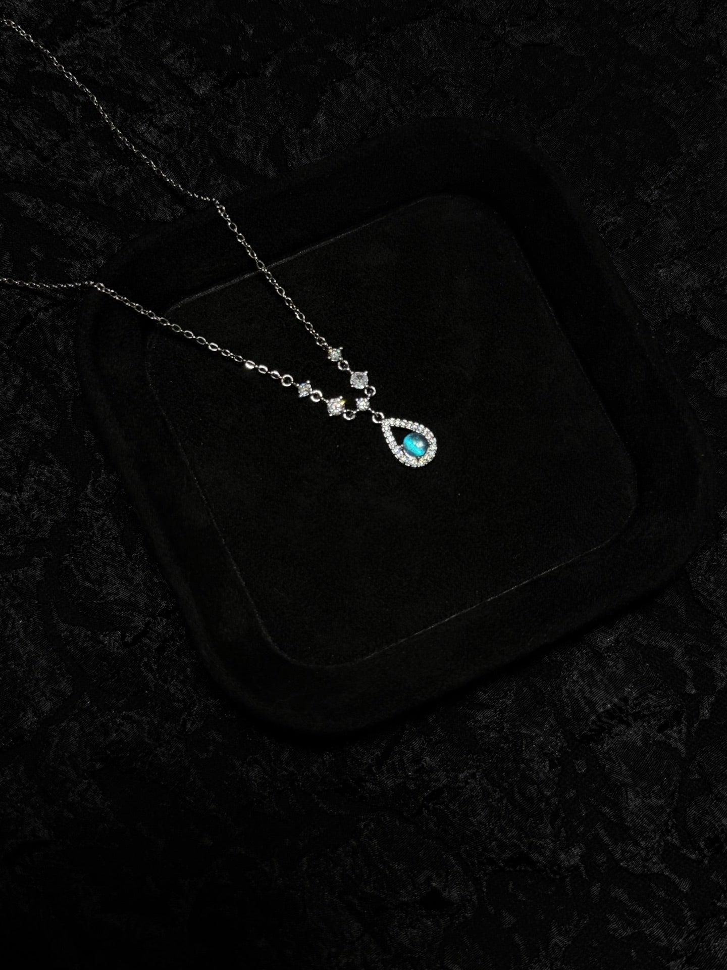 "Moonlit Night Butterfly Shadow" Necklace